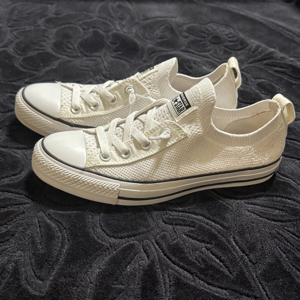 Converse Shoreline White Knit Sneakers